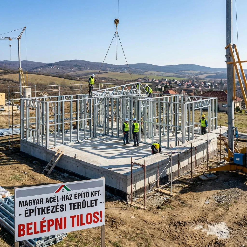 Hogyan épül egy könnyűszerkezetes ház? Lépésről lépésre
