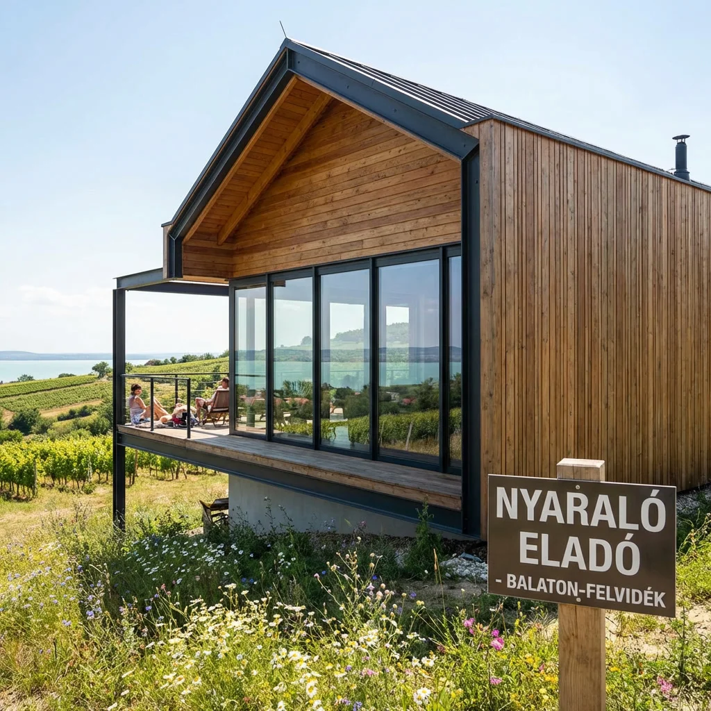 Acélvázas nyaraló Balaton-felvidéken